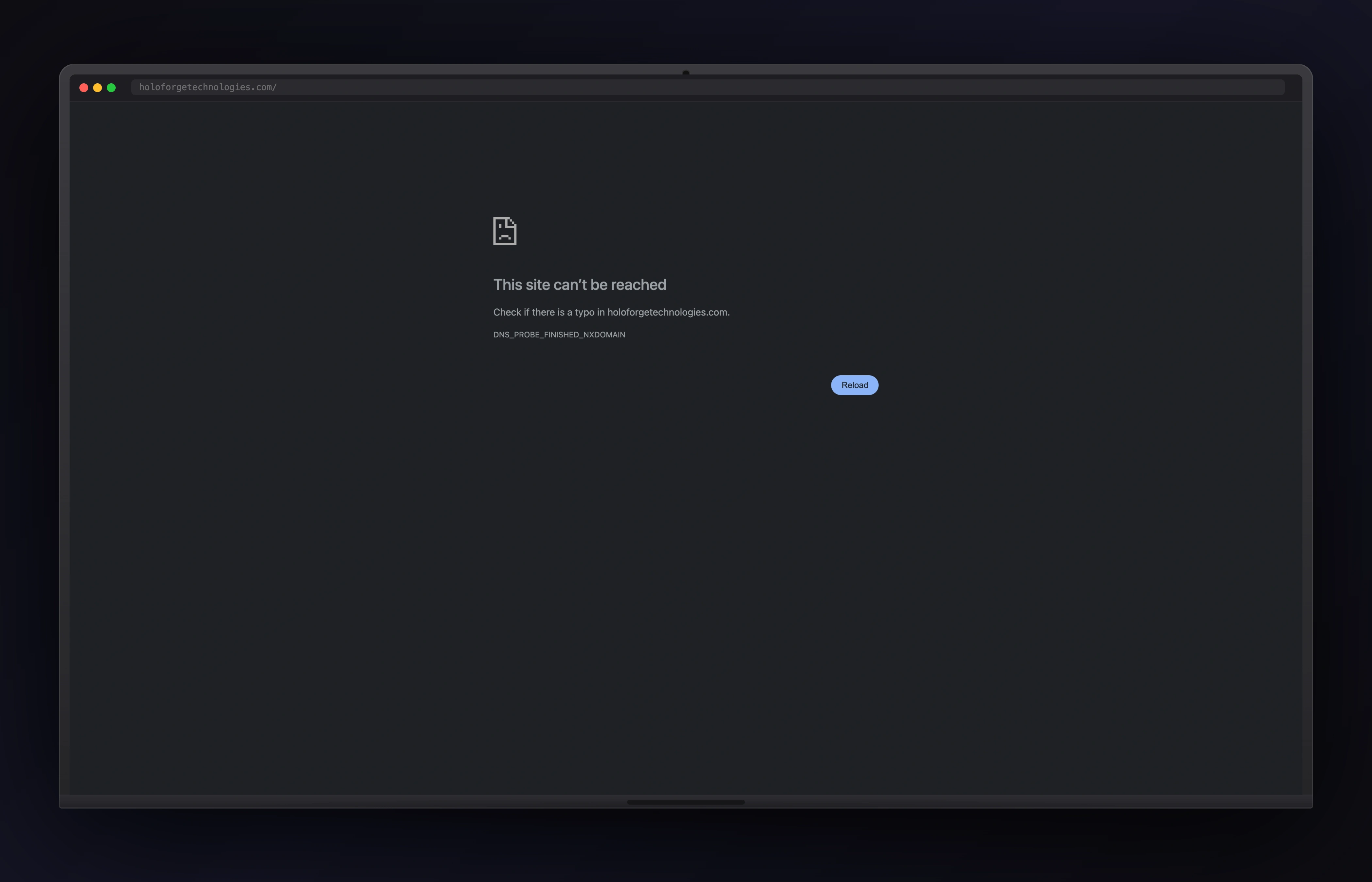 Holoforge Technologies website preview